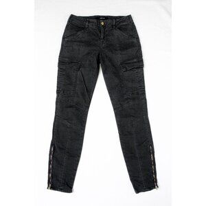 J Brand Houlihan Mid-Rise Cargo Skinny Jeans - Distressed Chrome